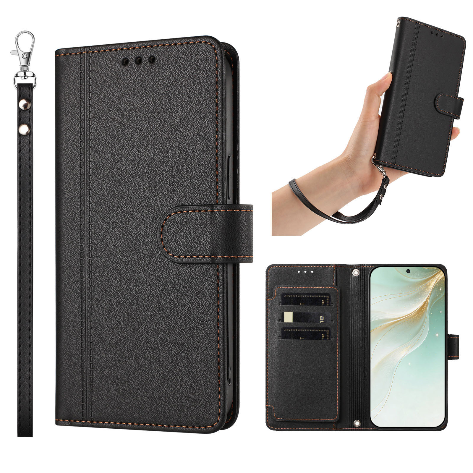 Phone Cases With Wallet - PU Leather Phone Case For Xiaomi