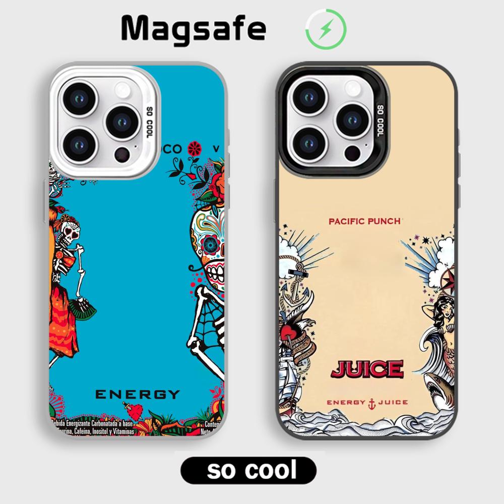 Phone Cases For Iphone 12 Pro Max - M-mon-sters drink E-energy ins Phone Case