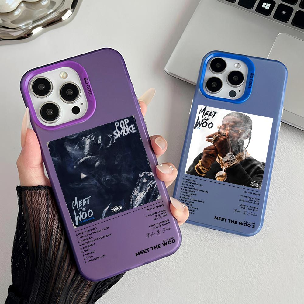 Phone Cases For Iphone 12 Pro Max - Rapper P-Pop S-Smoke Phone Case Matte
