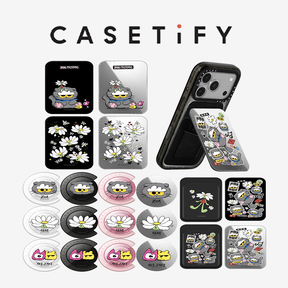 Ring Stand Case - CASETiFY ZO&FRIENDS ZOA Cartoon Series Magnetic