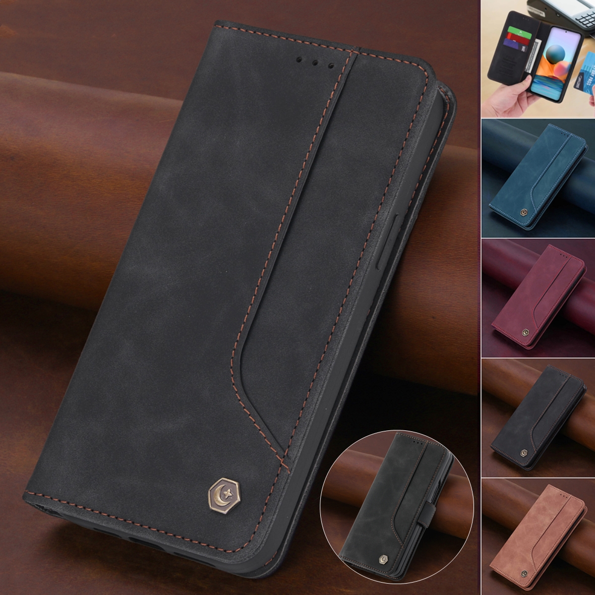 Phone Cases Australia - Leather Phone Case For Samsung Galaxy