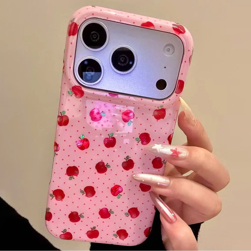 Red Cute Fruits Polka Dot Soft - đánh giá và giá Phone Cases Red
