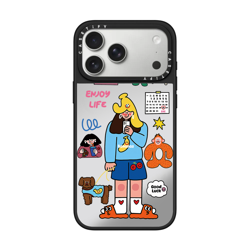 CASETiFY Dopamine Girl Pattern - đánh giá và giá Ring Stand Case