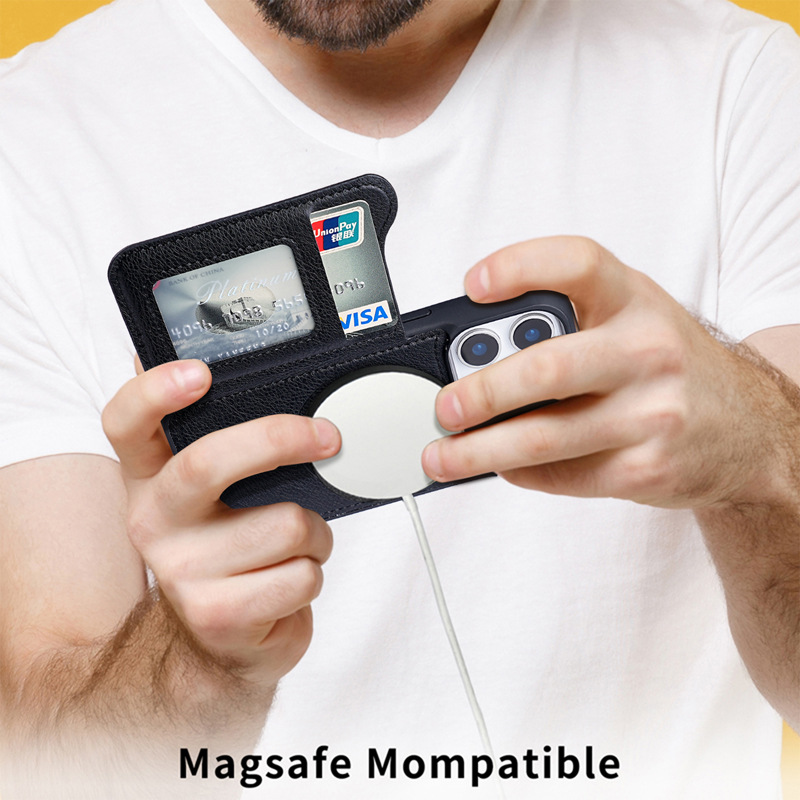 For Magsafe Magnetic Flip Leat - đánh giá và giá Phone Cases With Wallet