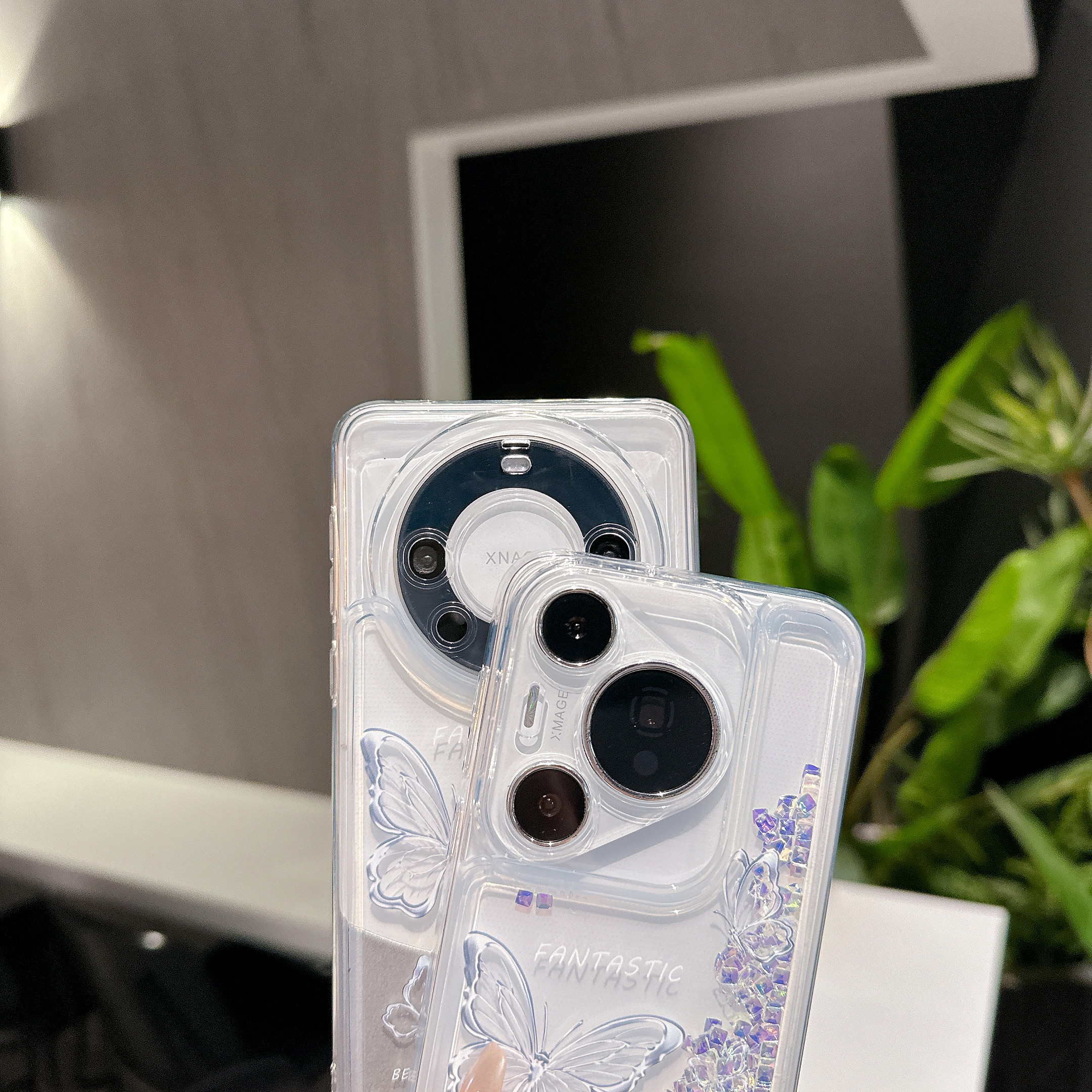 Shockproof Clear Glitter Quick - đánh giá và giá Phone Cases Ysl