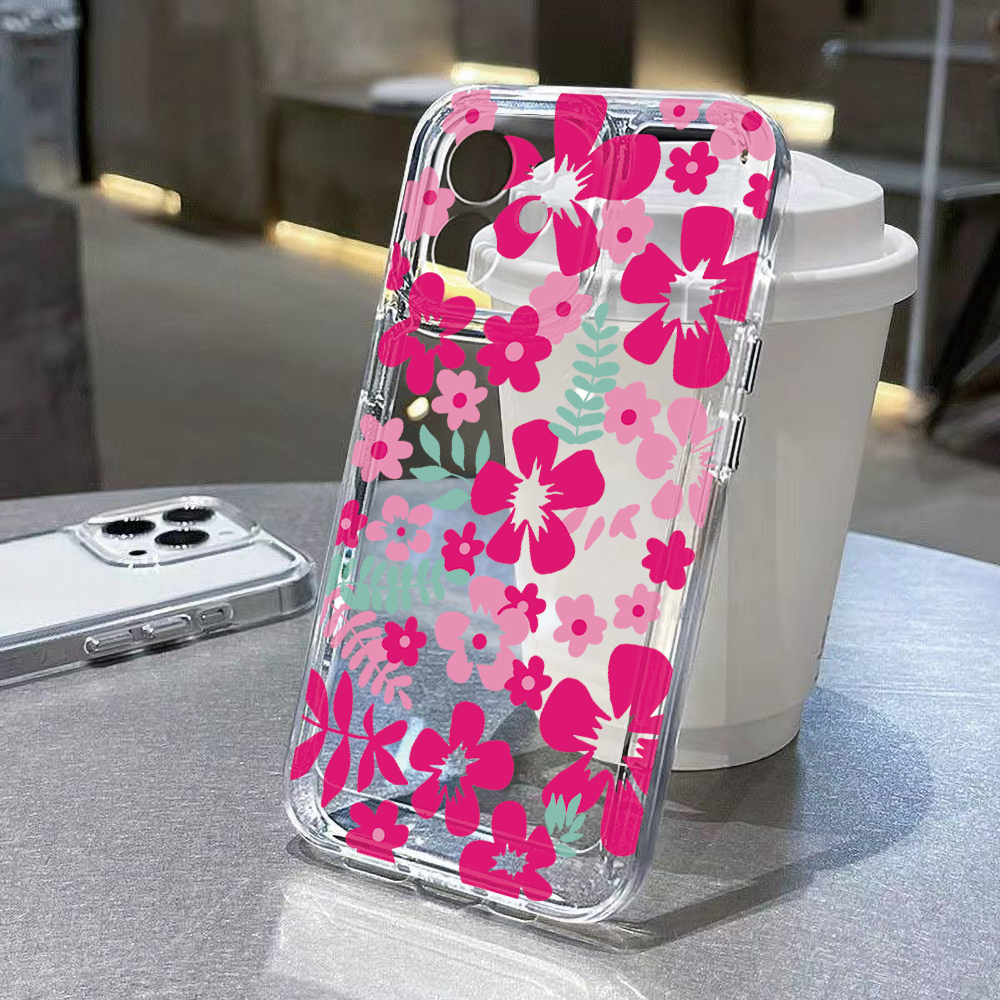 Flower Clear Phone Case For iP - đánh giá và giá Phone Cases For Girls