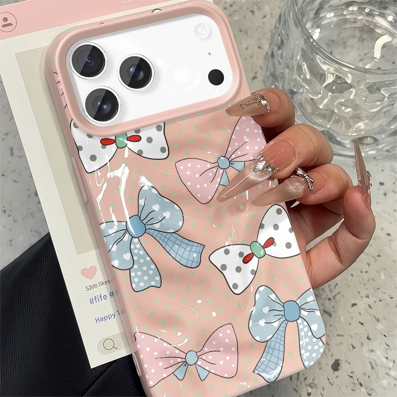 Lovely Korean Bow Candy Color  - đánh giá và giá Phone Cases For Girls