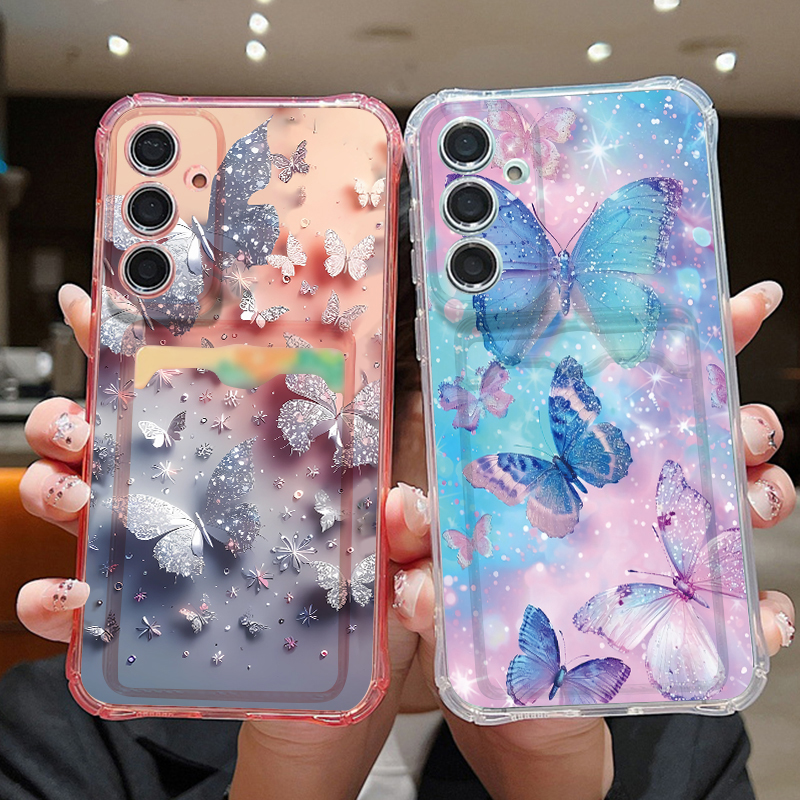 Dream Butterfly Pattern Clear  - đánh giá và giá Phone Cases With Wallet