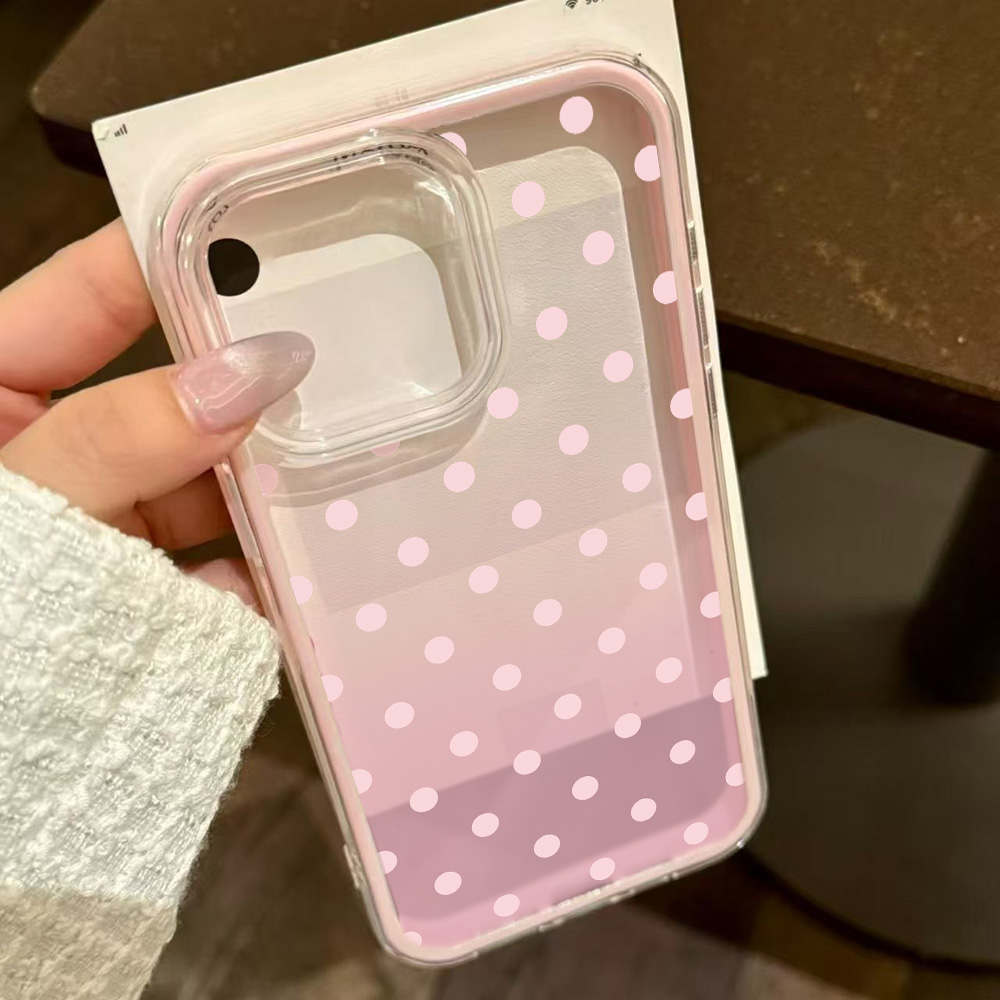 2in1 Ins Red Dot Clear Case Fo - đánh giá và giá Phone Cases Red