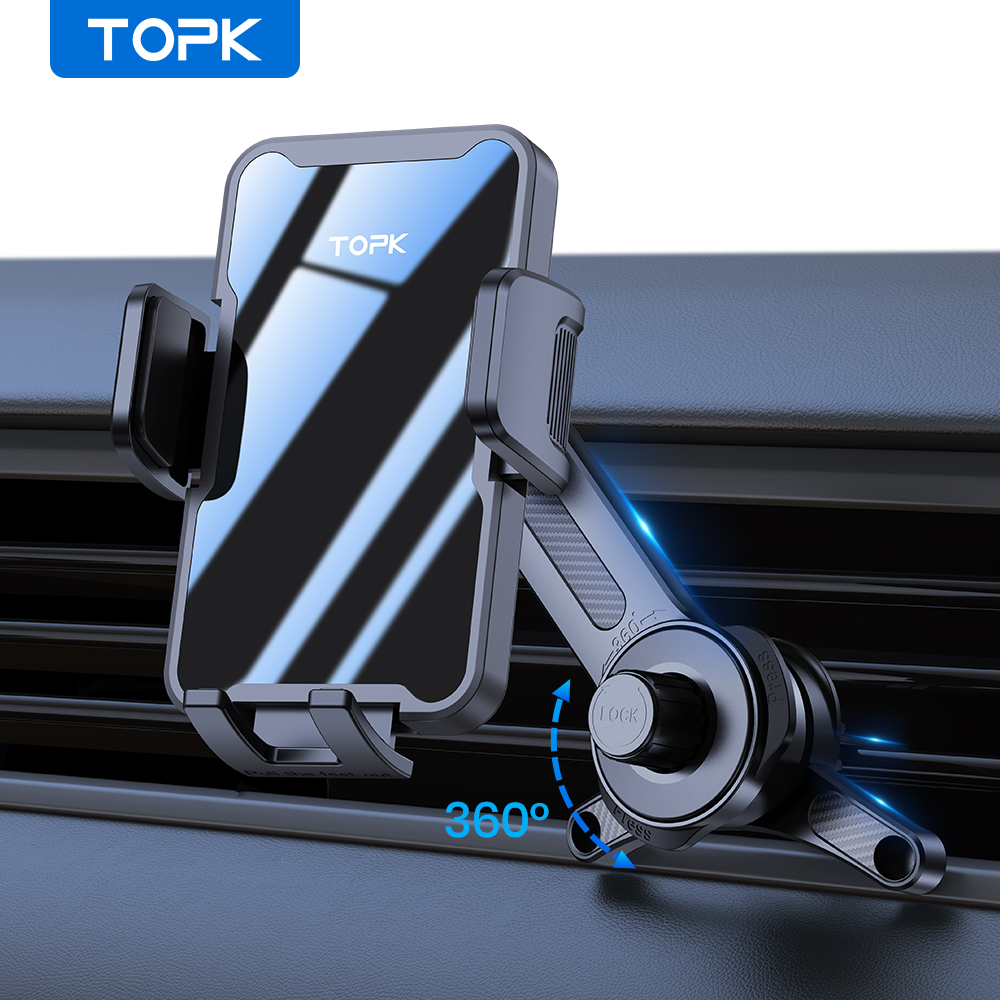 TOPK Car Phone Holder Air Vent - đánh giá và giá Phone Cases Heavy Duty