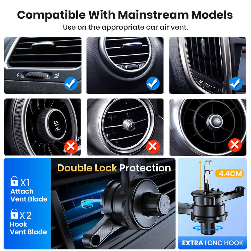 TOPK Car Phone Holder Air Vent - đánh giá và giá Phone Cases Heavy Duty