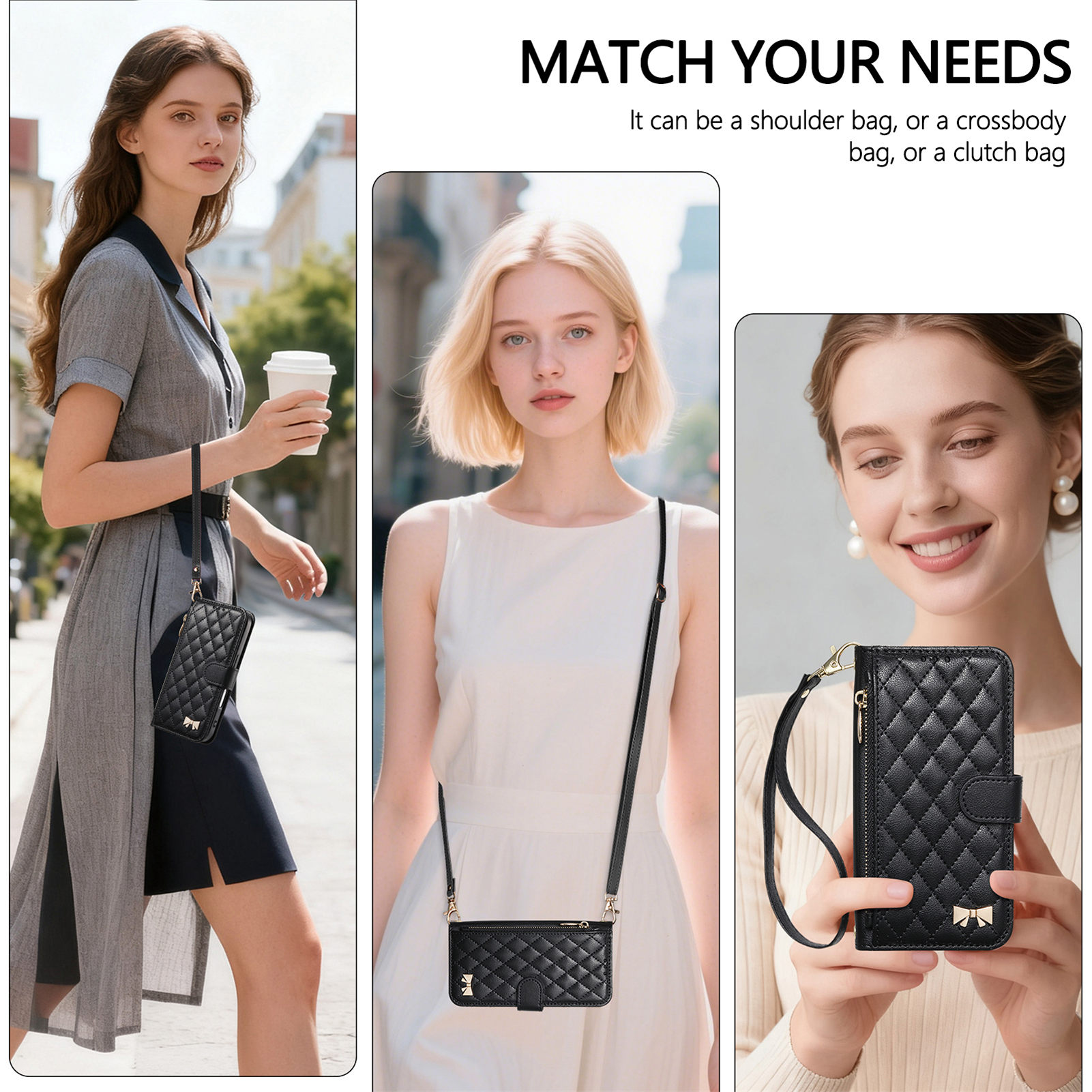 PU Leather Zipper Crossbody Wr - đánh giá và giá Phone Cases With Wallet