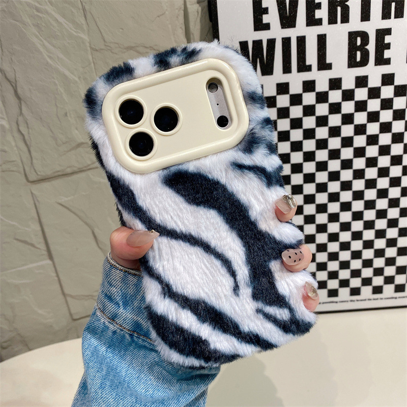Luxury Zebra Pattern Fluffy Pl - đánh giá và giá Phone Cases For Iphone 12 Pro Max
