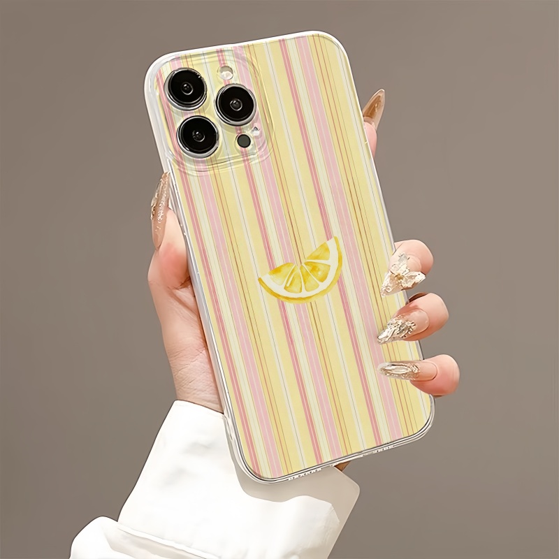 Popular Pink And Yellow Stripe - đánh giá và giá Phone Cases Orange