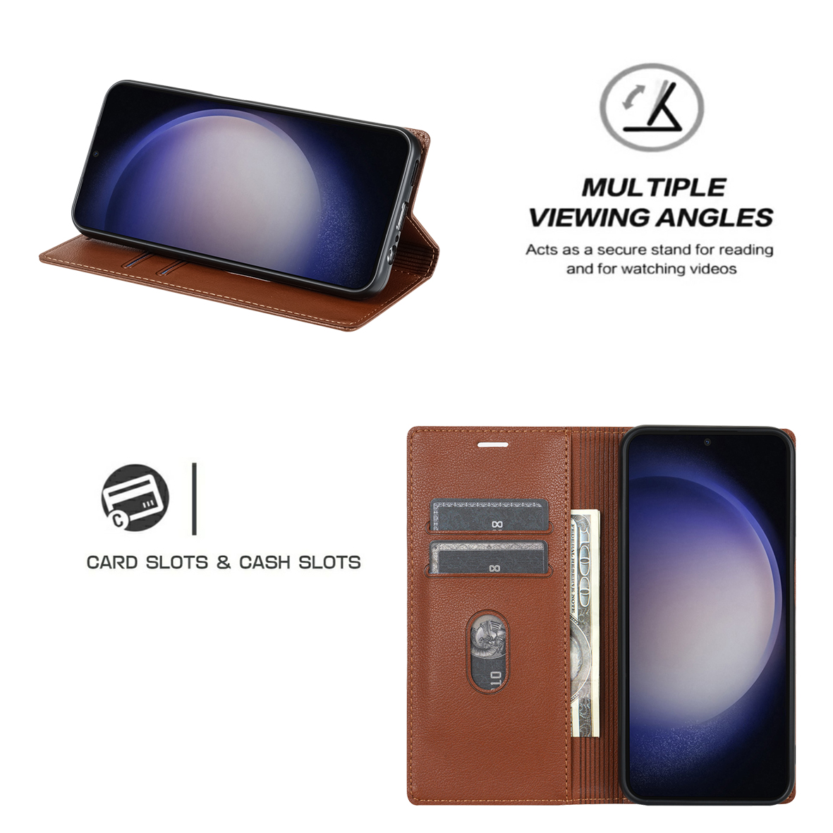 Leather Case For Samsung Galax - đánh giá và giá Phone Cases Australia