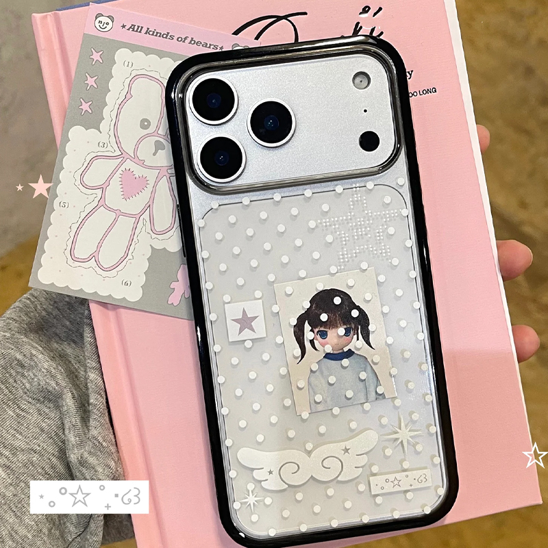 Ins Korean Girl Polka Dots Win - đánh giá và giá Phone Cases For Girls