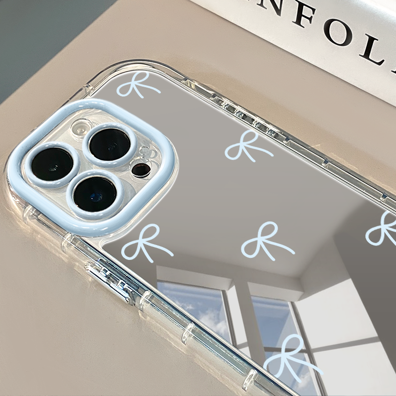 INS Korean Simple Blue Pink Bo - đánh giá và giá Phone Cases For Girls