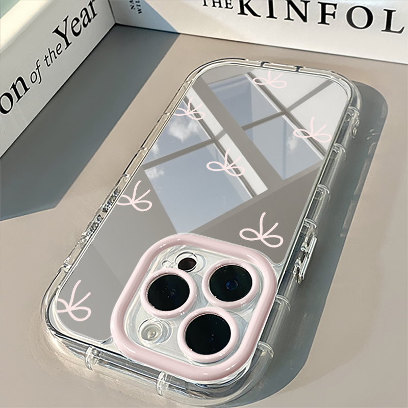 INS Korean Simple Blue Pink Bo - đánh giá và giá Phone Cases For Girls