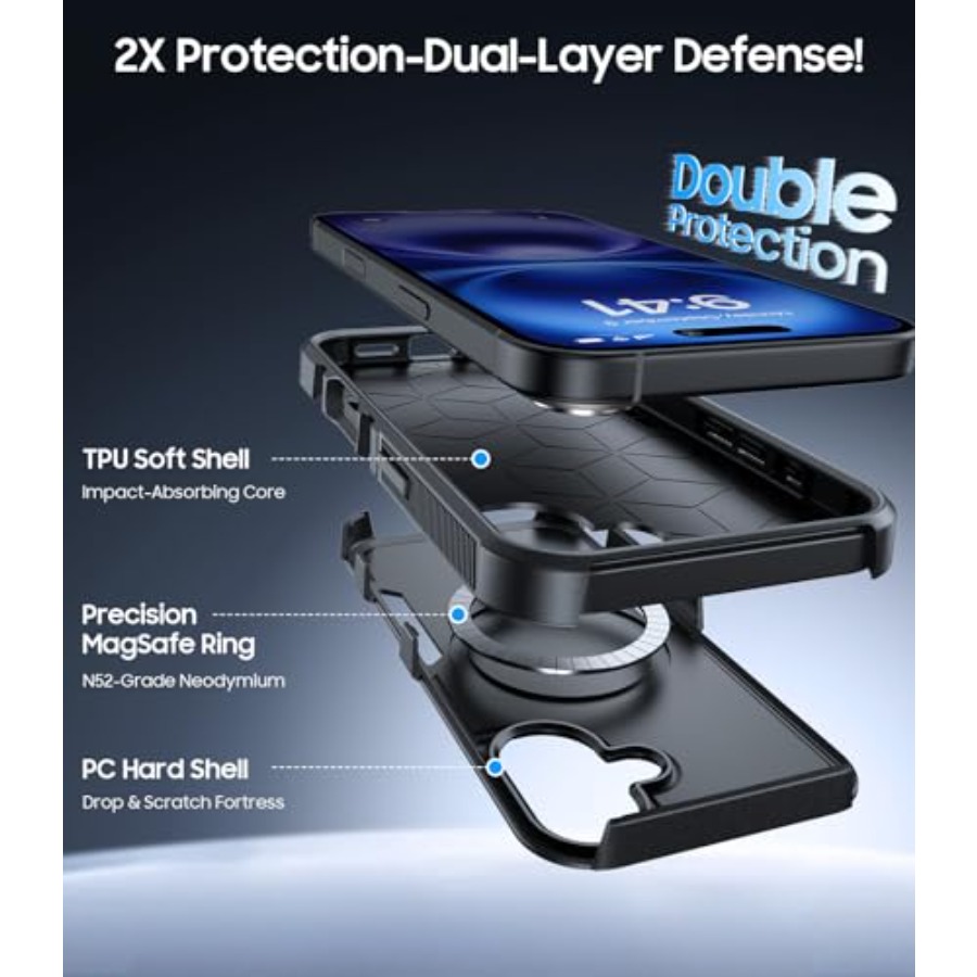 Magnetic for iPhone 17 Case Mi - đánh giá và giá Phone Cases Heavy Duty