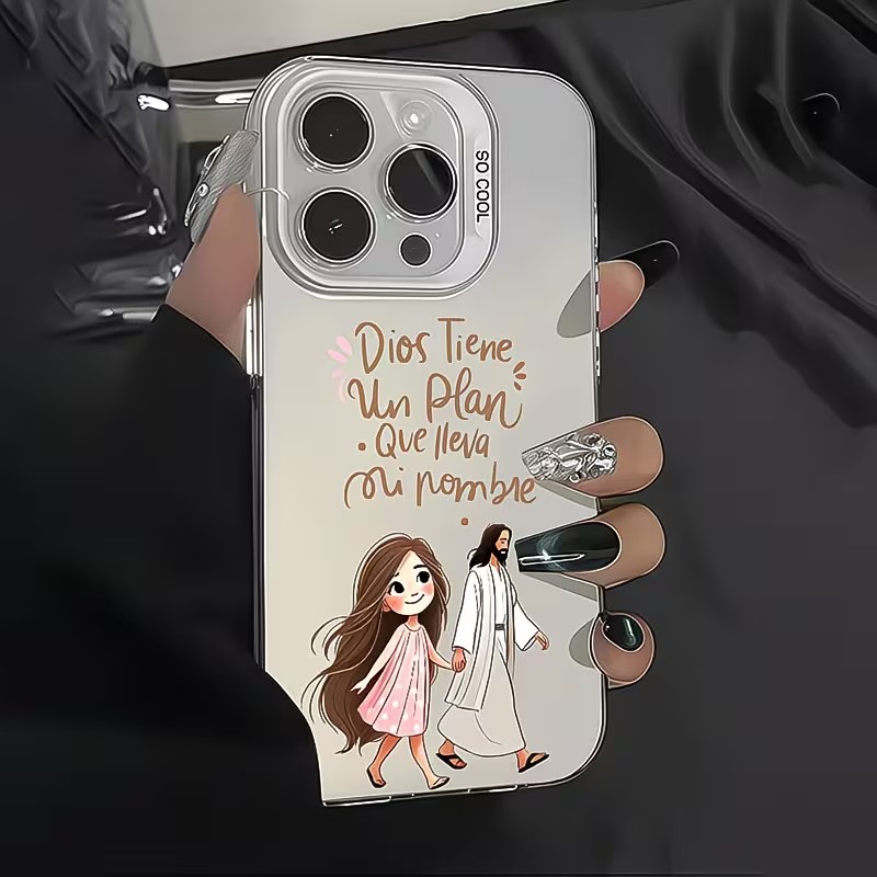 Cute Girl Walking With God Mat - đánh giá và giá Phone Cases For Girls