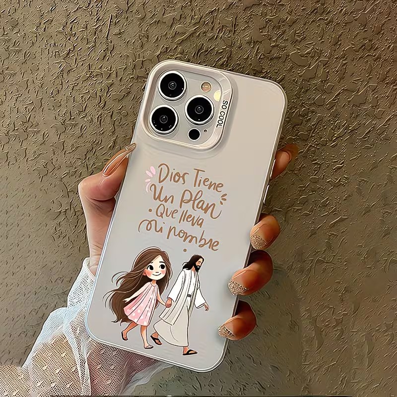 Cute Girl Walking With God Mat - đánh giá và giá Phone Cases For Girls