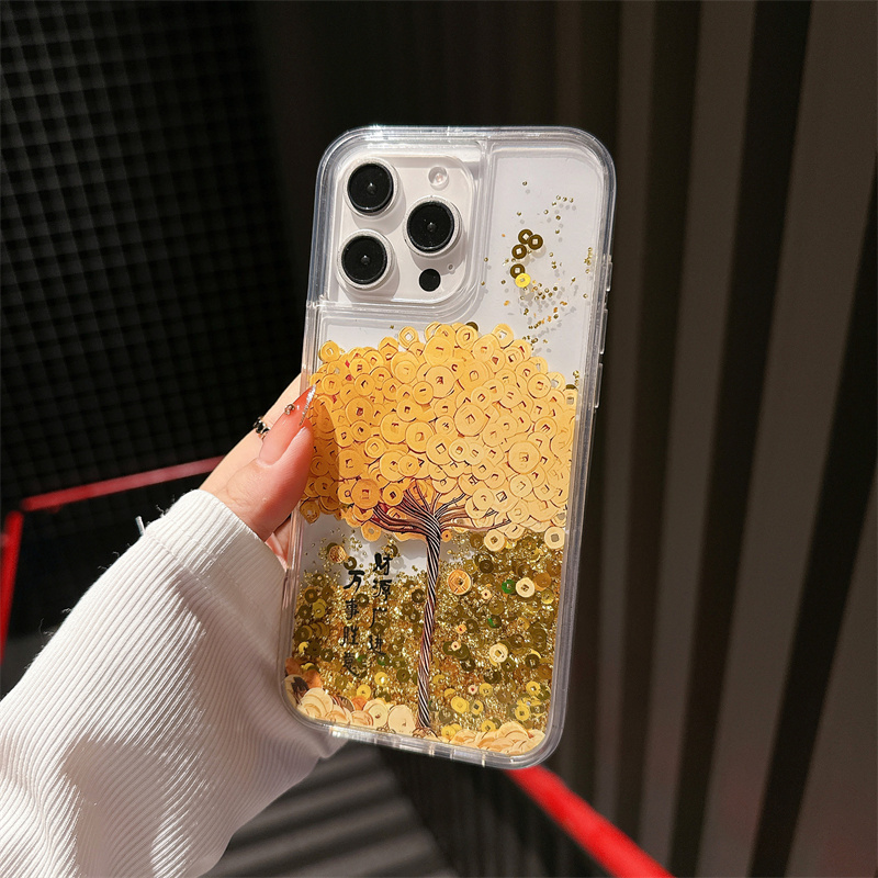 Gold Icons Quicksand Cover 16  - đánh giá và giá Phone Cases Ysl