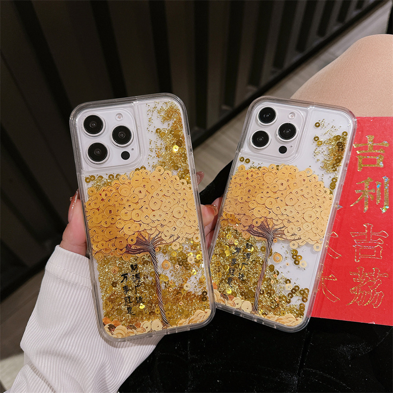 Gold Icons Quicksand Cover 16  - đánh giá và giá Phone Cases Ysl