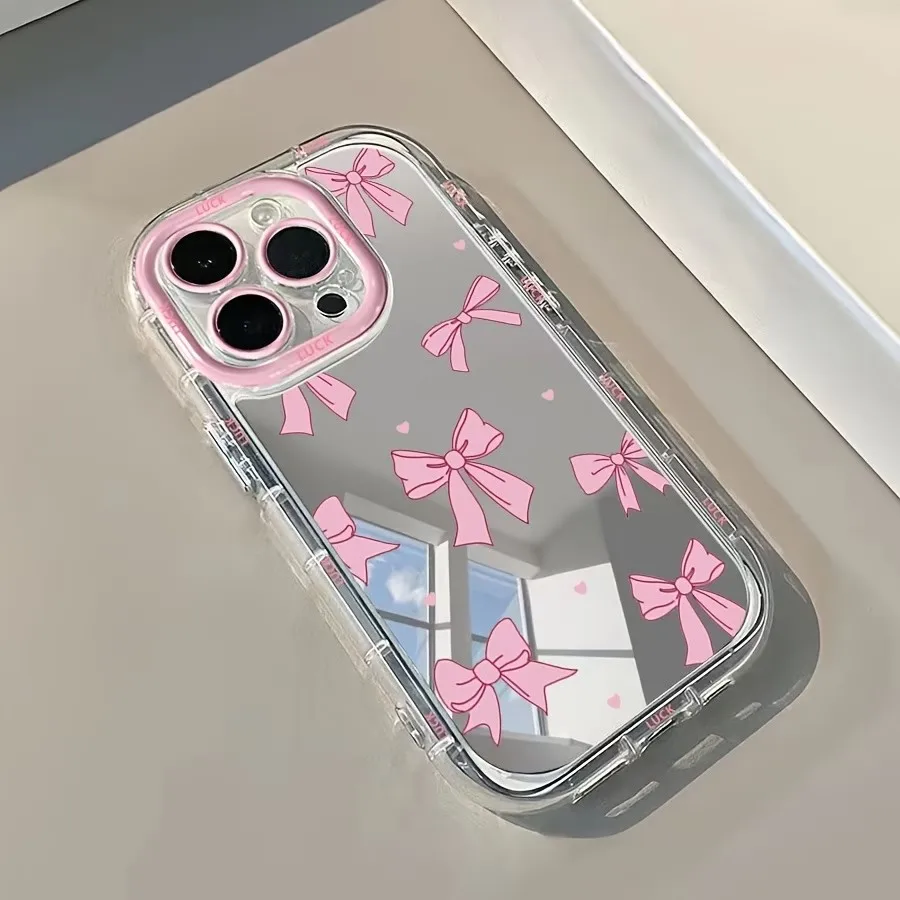 Simple Blue Pink Bow Girl Cute - đánh giá và giá Phone Cases For Girls