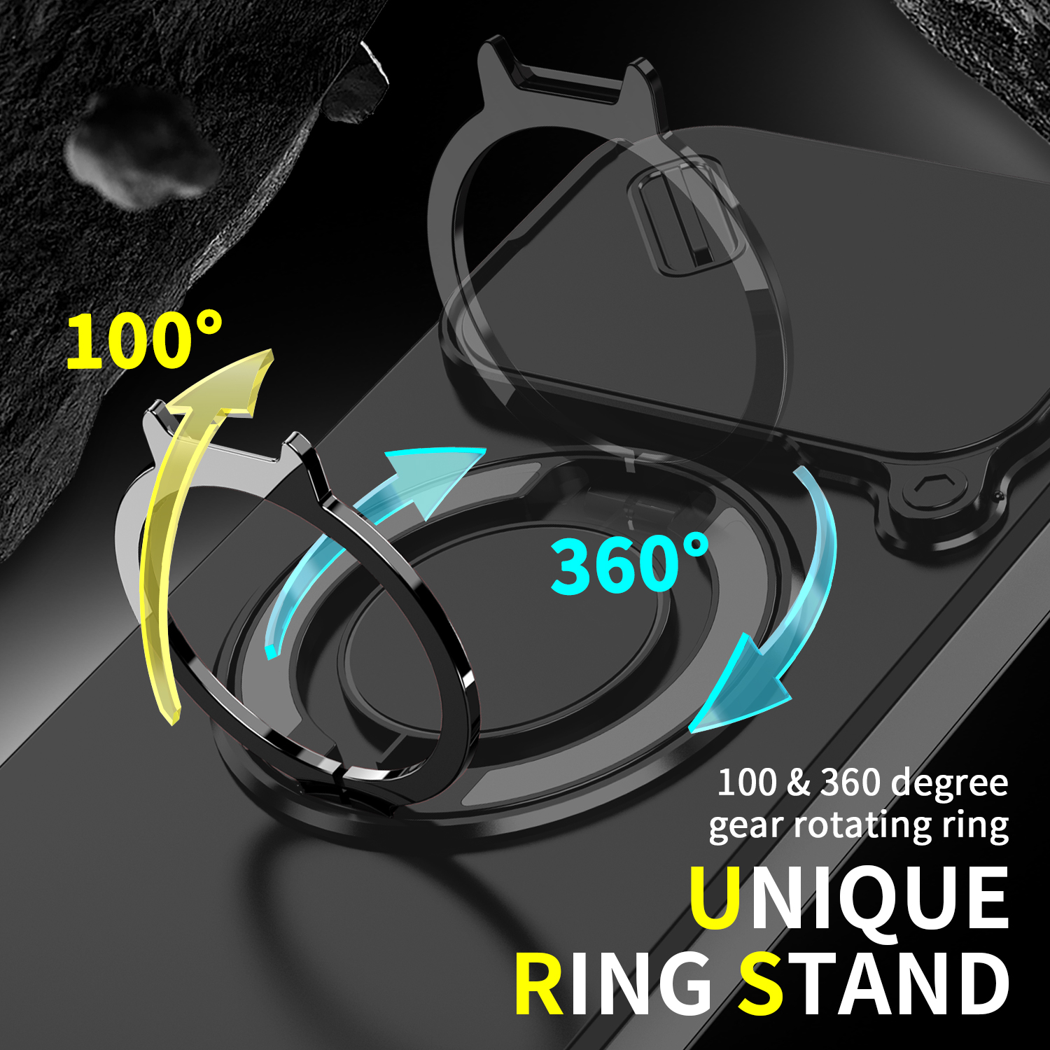 Magnetic Wireless Charging Rin - đánh giá và giá Ring Stand Case
