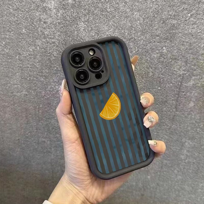 Striped Lemon Slice Pattern Ph - đánh giá và giá Phone Cases For Iphone 12 Pro Max