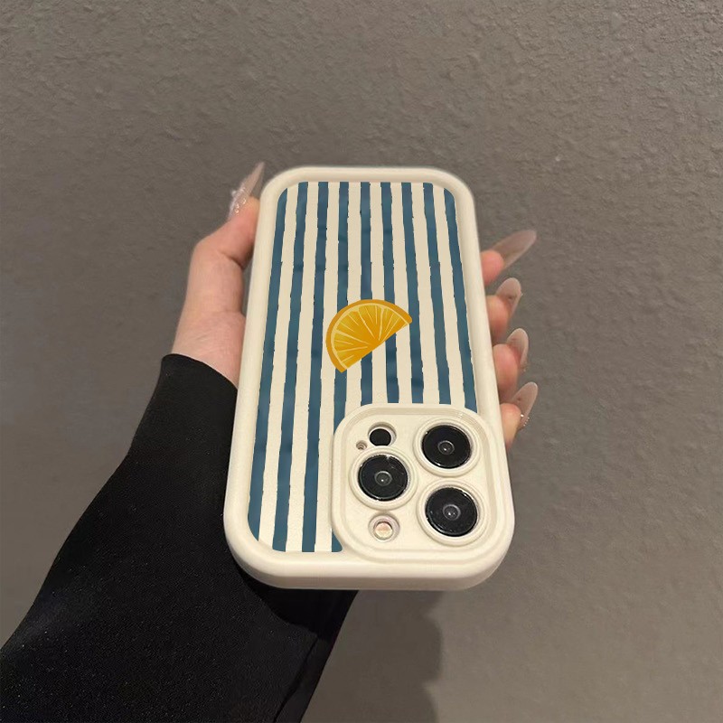 Striped Lemon Slice Pattern Ph - đánh giá và giá Phone Cases For Iphone 12 Pro Max