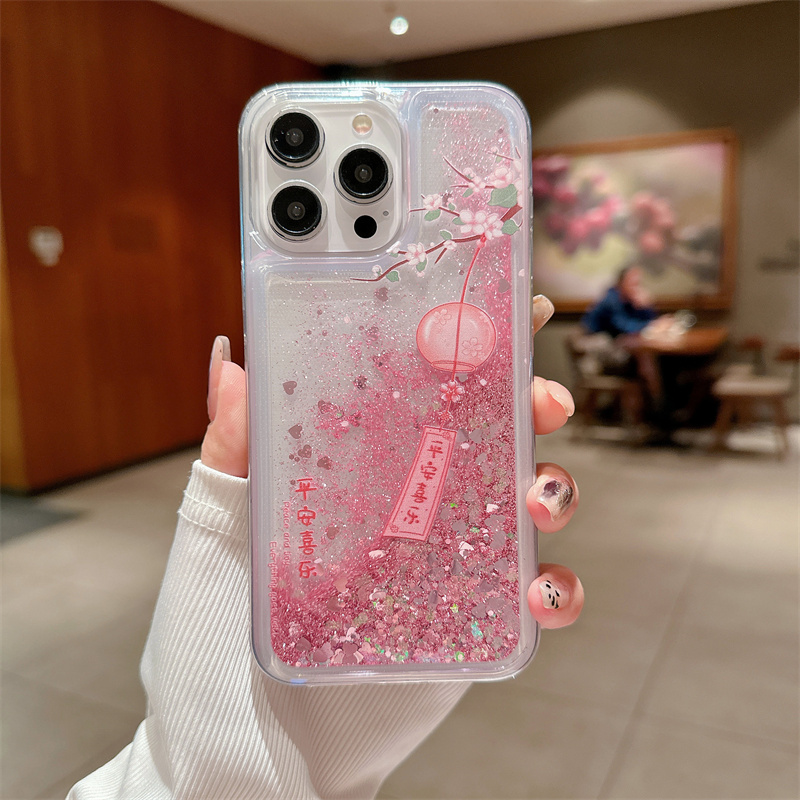 Peach Blossom Glitter Quicksan - đánh giá và giá Phone Cases Ysl