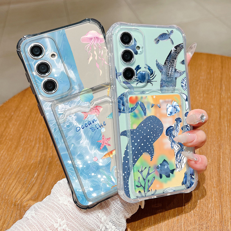 Ocean Whale Pattern Phone Case - đánh giá và giá Phone Cases With Wallet