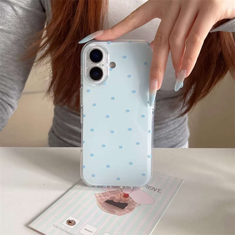 Korean Ins Girl Simple Blue Pi - đánh giá và giá Phone Cases For Girls