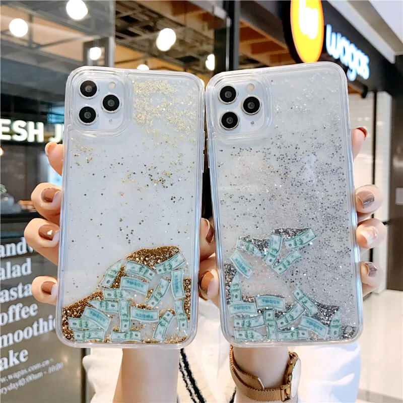 Dollar Quicksand Cover for iPh - đánh giá và giá Phone Cases Ysl