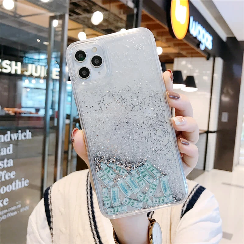 Dollar Quicksand Cover for iPh - đánh giá và giá Phone Cases Ysl