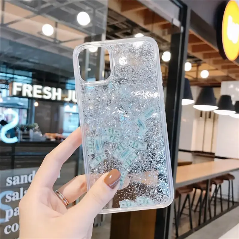 Dollar Quicksand Cover for iPh - đánh giá và giá Phone Cases Ysl