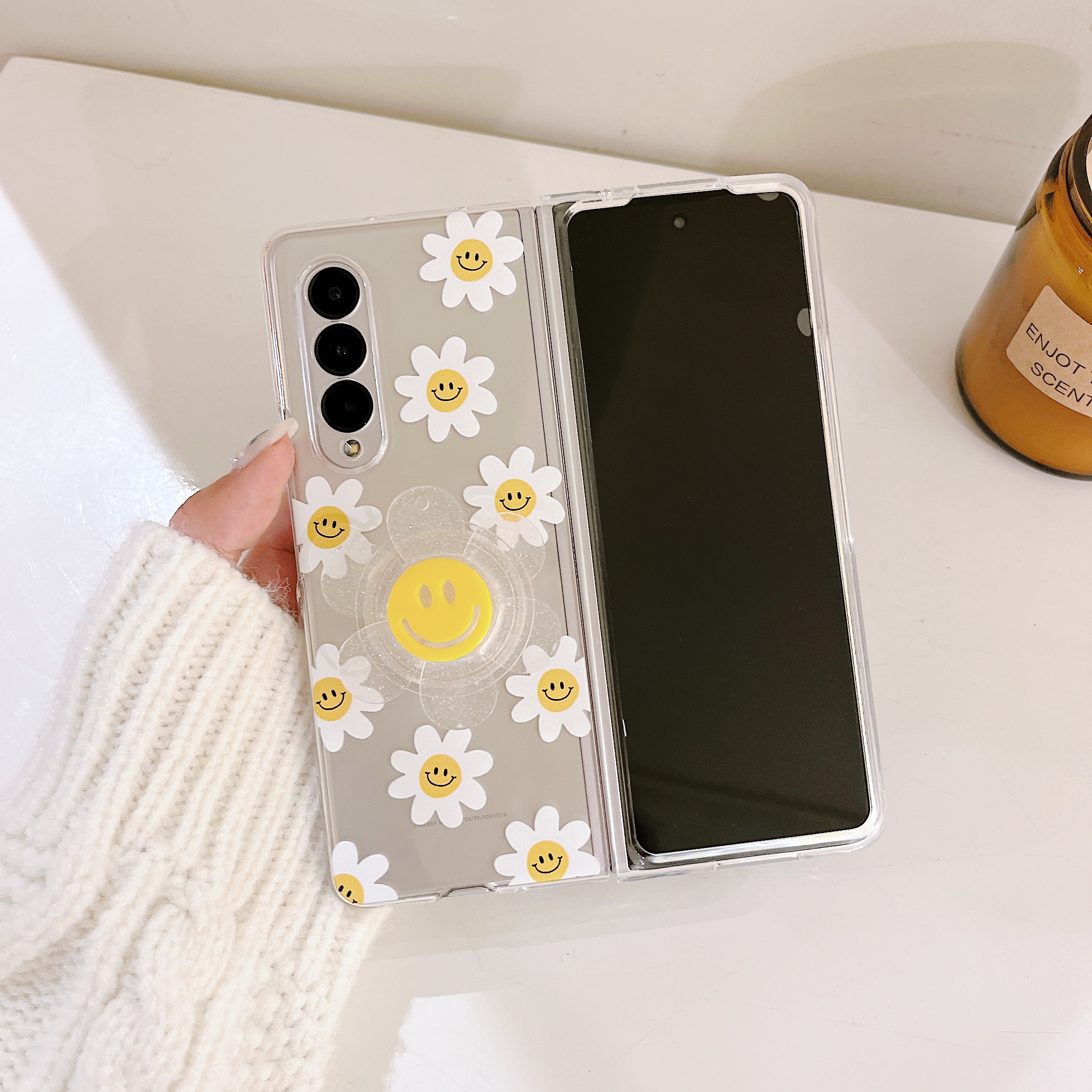 Cute Smile Sunflower HolderPho - đánh giá và giá Phone Cases Ysl