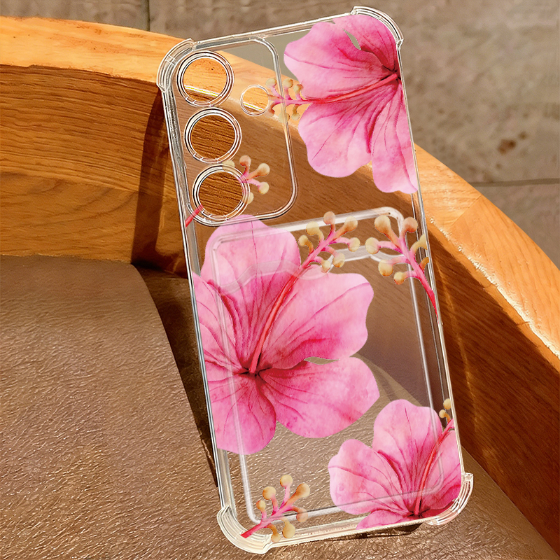 Red Flower Print Card Pocket P - đánh giá và giá Phone Cases Red