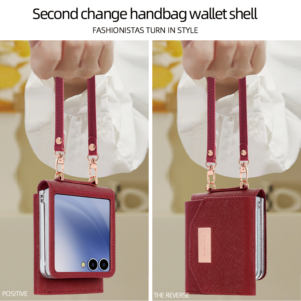 VIETAO Dark Red PU Leather Wal - đánh giá và giá Phone Cases With Wallet