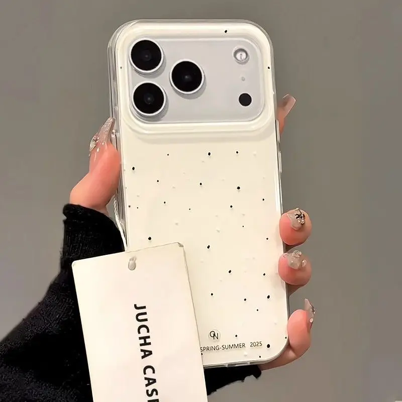Korean INS Splashing Ink Polka - đánh giá và giá Phone Cases For Girls