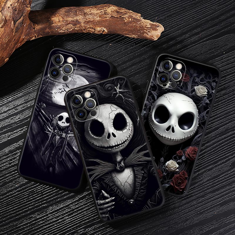 Jack Skellington Black Art Dis - đánh giá và giá Phone Cases Art