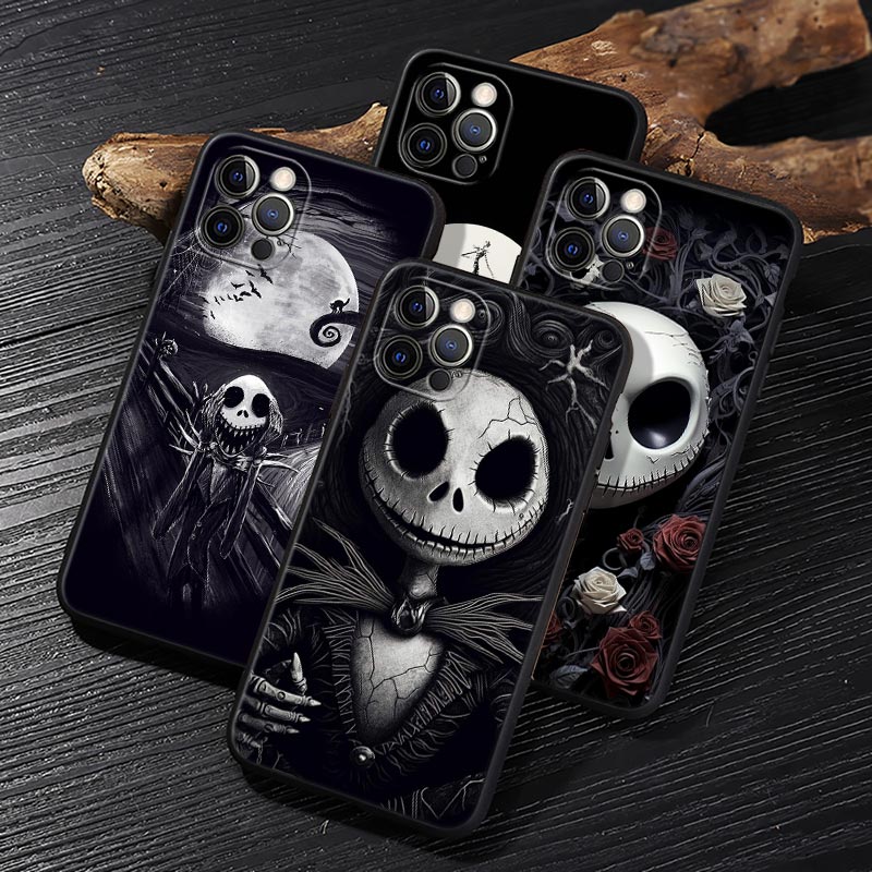 Jack Skellington Black Art Dis - đánh giá và giá Phone Cases Art