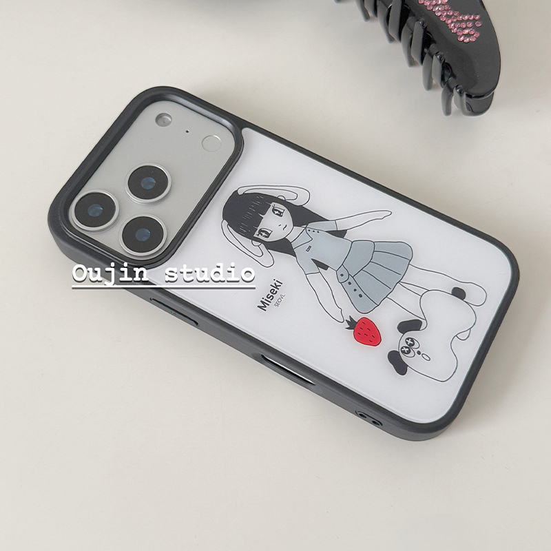 Korean Ins Cute Girl Strawberr - đánh giá và giá Phone Cases For Girls
