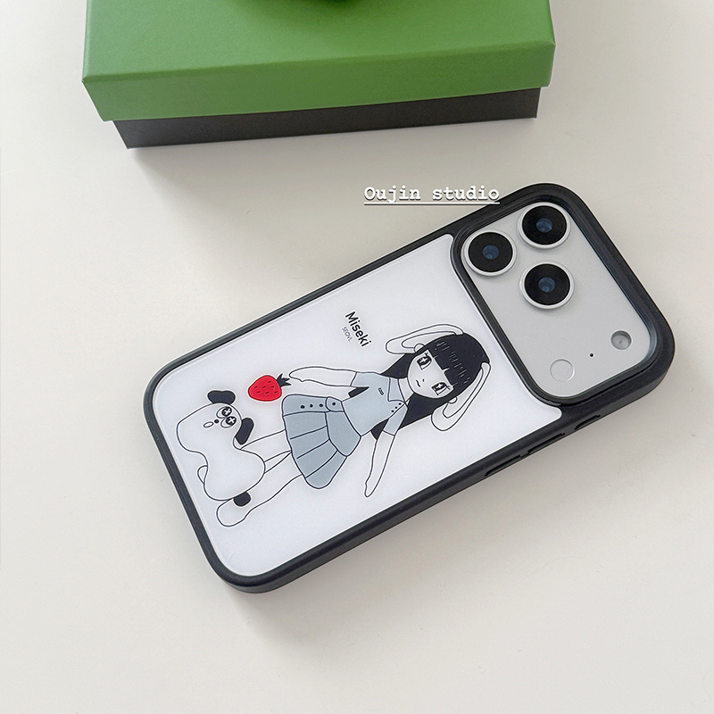 Korean Ins Cute Girl Strawberr - đánh giá và giá Phone Cases For Girls
