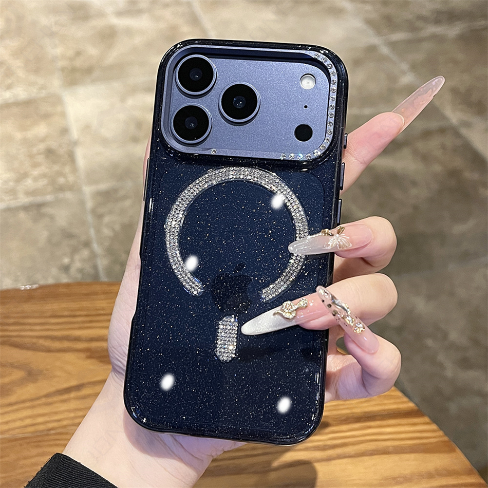 Luxury Diomond Frame Glitter S - đánh giá và giá Phone Cases Orange