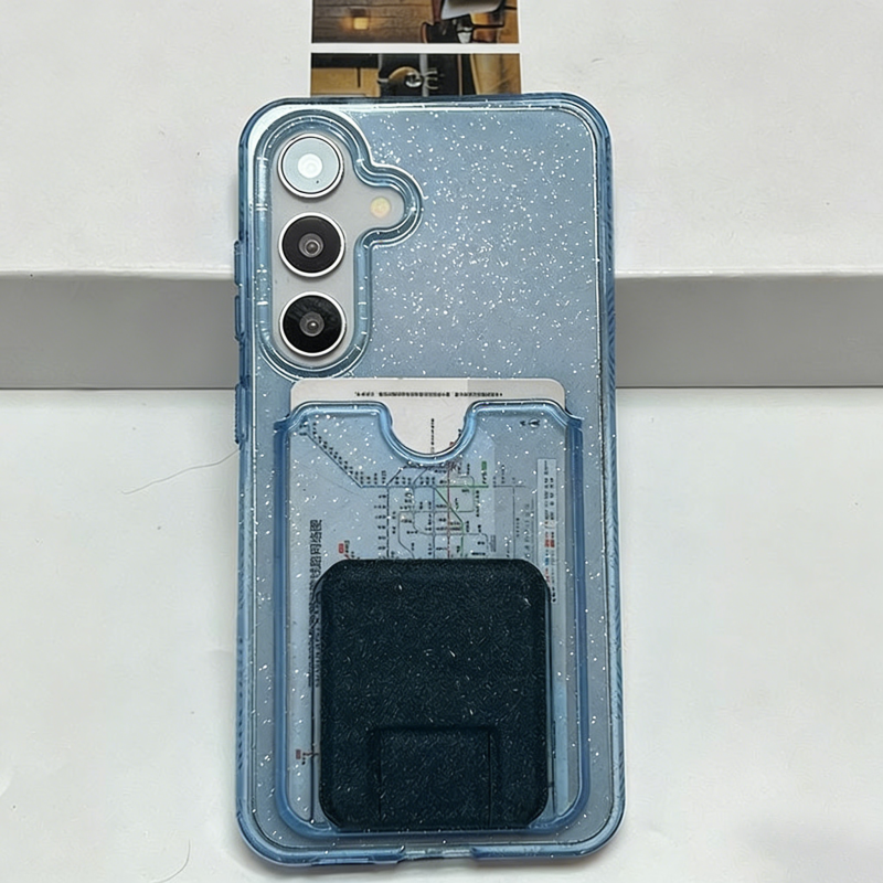 Glitter Transparent Card Walle - đánh giá và giá Phone Cases With Wallet